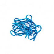 Clips de carrosserie 1 / 8eme bleu metallise (10pcs)
