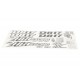 HB RACING Sticker Sheet (D817) HB204135