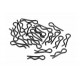 HB RACING clip carrosserie (4mm/BLACK/Noir/20pcs) HB6121