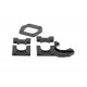 D418 HB RACING Center Bulkhead Set HB204358