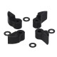 HB RACING Clutch Shoes (Teflon 4-Shoe/4pcs) HB204767