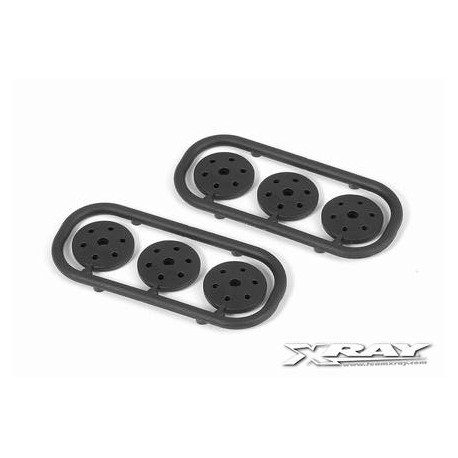 XB8 Composite Shock 6 Piston Set 1.2, 1.3, 1.4mm 358033