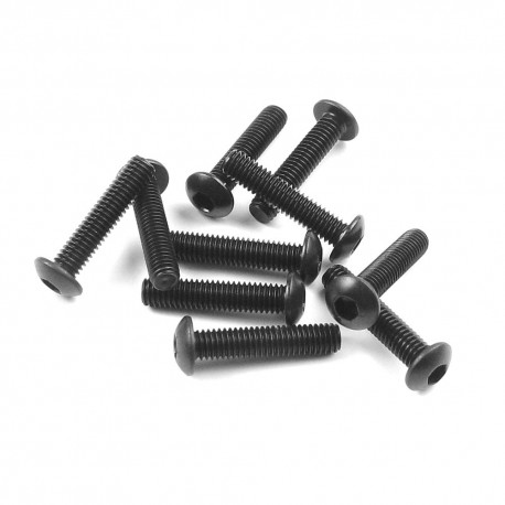 Vis BTR tête bombée M3x14 (10) 902314