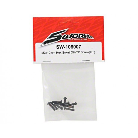 SWorkz S350 3x12mm Shouldered Button Head Screw (10) SW-106007
