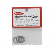 13x16x0.15mm Rondelles calages Kyosho  (10pcs) 