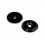 D815 - Rondelle alu. pour aileron (Noir/2pces) HB114763