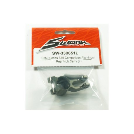 SWORKz Series S35 Comp. Alu. Rear Hub Carry (L) (1) SW-330651L