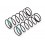 D815-D812 Ressorts d'amort. (vert/68mm/60.8gF/2pcs) HB109806