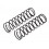 D815-D812 Ressorts d'amort. (blanc/83mm/57.9gF/2pcs) HB109813