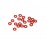 PRO 5 - Rondelles alu 3x6x1.5mm (ORANGE/20pces) HB114490