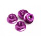 M4 Ecrou Serrated (Violet/4pcs) HB61092