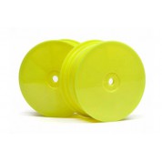 D413 - Jantes avant Buggy 1:10 (12mm/Jaune/2pcs) HB112825
