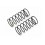 D413 - Ressorts amort. avant 61.8 G/MM (Or) HB113063